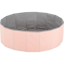 Akordeon Katlanabilir Oyun Alanı 7 cm 100 Toplu -Pudra