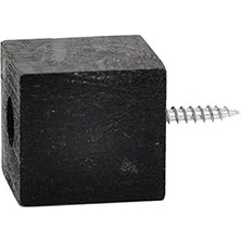 Masa Mobilya Koltuk Ayak Yükseltici 6'lı 25 mm Siyah Renk