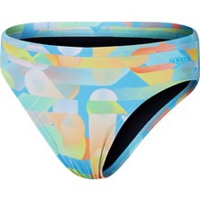 Speedo Digi Allover 7 cm Brief Jammer Mavi Çocuk Mayo