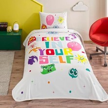 Inside Out Standart Pamuk Nevresim Takımı, Çok Renkli, Tek Kişilik