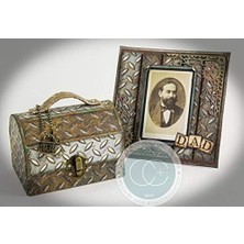 Consortium Çift Taraflı Kağıt Ped 12"X12" 30/pkg-Metal Dokular, 20 Tasarım, Çoklu