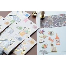 CINARSTORE Guguk Kedilerin Dünyası Temalı 36 Adet Seti • Bullet Journal