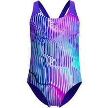 Speedo Pt Alv Splshbck Jf Mavi Çocuk Mayo