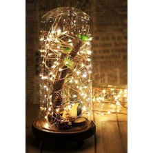 5 mt Pilli LED LED Gün Işığı Sabit Mod Pilli Yılbaşı Işığı 1410