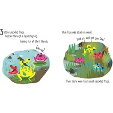 Altı Küçük Benekli Kurbağa (Küçük Tahta Kitapları)