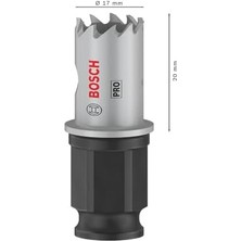 1 x Pro Sheet Metal Power Plus Delik Testeresi (Paslanmaz Çelik Saclar, Çelik Saclar, Ø 17 Mm, Profesyonel Aksesuar Matkap/tornavida Için)