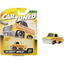 Mga Entertaintment Cartuned S3 1964 Chevy Impala - Sarı Lowrider Araba