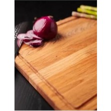 Doğal Ahşap Peynir ve Sunum Taba??, Kesme Tahtası Dikdörtgen Kay?n A?ac?