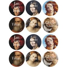 Bigelal Ikonik Tablolar Sticker (12'li)