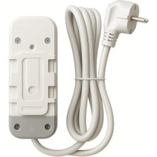 CINARSTORE 3'lü Kablolu Grup Priz, Topraklı, Çocuk Korumalı, Yanmaz Plastik, Ce & Tse Belgeli, 5 Yıl Garantili (5 Metre)