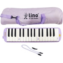 CINARSTORE Melodika 32 Tuşlu Bez Çanta Pastel Mor