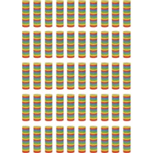 88005-50 Fr Serpantin Rulosu (50'li Paket), Çok Renkli