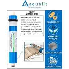 CINARSTORE Tüm Su Arıtma Cihazlarına Uyumlu 80 Gpd Membran Ana Filtre + Açma Anahtarı Hediye