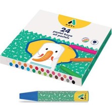 CINARSTORE Adel Pastel Boya, 24 Renk, Canlı ve Örtücü Renkler, Rahat ve Yumuşak Kullanım, Dökülmeyi Önleyen Ambalaj, Sağlığa Zararsız