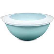 Lunar Kapaklı Sakalama Kabı 3lü Set 3lt 2lt 1lt (Turkuaz)