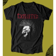 Butişört 'the Exploited - Punk'  Baskılı 'regular-Fit' Unisex Tişört