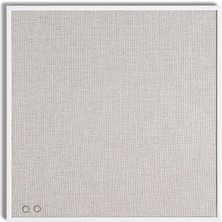 U Brands Beyaz Metal Çerçeveli Bülten Tahtası, 35,56 cm x 35,56 cm