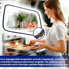 Hotpoint-Ariston ve Indesit ile Uyumlu Fırın Kapak Contası, 420 x 305MM