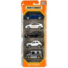 Matchbox Mbx City Drivers 5'li Paket Seti (1:64 Ölçek)