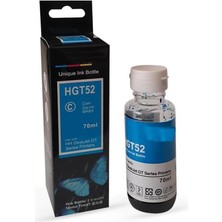 Hp Uyumlu GT52XL (M0H54AE) Mavi Mürekkep (70ML./SISE)