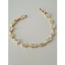 Loren Design Loren Desıgn Xuping Vip Bileklik- Zirkon Taşlı Gold Renk Kuyumcu Model Bileklik