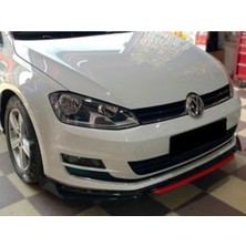Sm Motors Vw Golf Lip 4 Parça Kırmızı / Tampon Eki