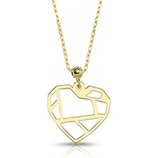 Hakan Mücevherat Kalp 14 Ayar Altın Kolye