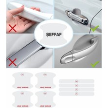 Sm Motors Opel Araçları için Uyumlu Kapı İçi Çizik Önleyi Seti 8'li