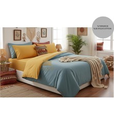 Ayçiçek Home Tek Kişilik Nevresim Takımı 100/200 Lastiksiz Çarşaf 160/215 Yorgan Ölçüsü