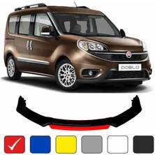 Sm Motors Fiat Doblo Lip 4 Parça Kırmızı / Tampon Eki