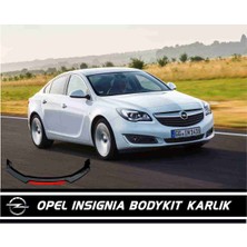Sm Motors Insignia Lip 4 Parça Kırmızı / Tampon Eki