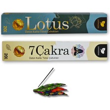 Layansaa Çubuk Tütsü  Lotus & Çakra  40 Adet 2 Paket + Tütsülük 1 Adet