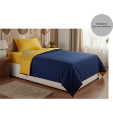 Ayçiçek Home Tek Kişilik Nevresim Takımı 100/200 Lastiksiz Çarşaf 160/215 Yorgan Ölçüsü