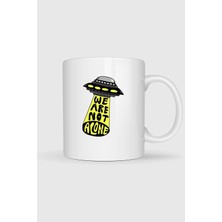 Bahriyeli Collection  Uzaylılar Var Bu Dünyada Yalnız Değiliz Baskılı Kupa Bardak