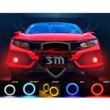 Angel Sis Farı Üniversal 76MM Mercekli (2 Adet) Turuncu