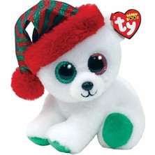 CINARSTORE Ty Beanie Boos Peluş Yılbaşı Kutup Ayısı Paxton 12 cm