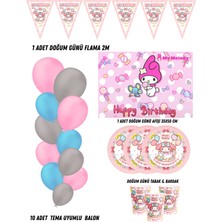 My Melody Melodi 24 Kişilik Doğum Günü Parti Malzemeleri Süsleri