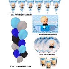 Patron Bebek The Boss Baby 16 Kişilik Doğum Günü Parti Malzemeleri Süsleri Partymix