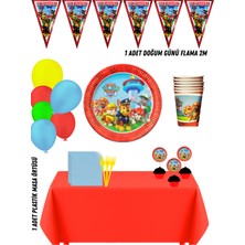 Paw Patrol Ryder 8 Kişilik Doğum Günü Parti Süsleri Seti