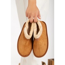 Slipcat Unisex Peluş Içi Yünlü Kışlık Panduf Ev Pandufu