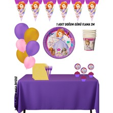 Prenses Sofia Sofya 32 Kişilik Doğum Günü Parti Süsleri Seti