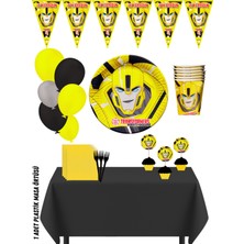Transformers Bumblebee 8 Kişilik Doğum Günü Parti Süsleri Seti