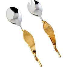 CINARSTORE Leaf Salata Servis Seti 26X6 cm