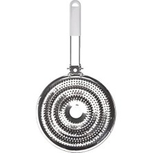 CINARSTORE Yangın Difüzörü Sac Metal, Paslanmaz Çelik, Gümüş, Standart