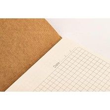 CINARSTORE 17X24 cm Bloknot 50 Yaprak, Kareli, 3'lü Paket