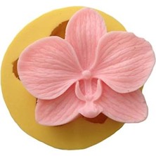 CINARSTORE Orkide Figürlü Silikon Pasta ve Seker Hamuru Kalibi