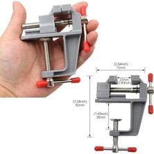 CINARSTORE Mini Çok Amaçlı Detay Çalışma Mengenesi Masa Montajlı Saat Boncuk Işleme