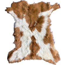 Naturel Doğal Desenli Boyasız Dekoratif Oğlak Postu - Doğal Oğlak Postu