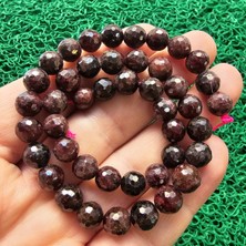 Faset Küre Granat Taşı 8 mm