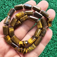 Silindir Kahve Kaplan Gözü Taşı 7 mm